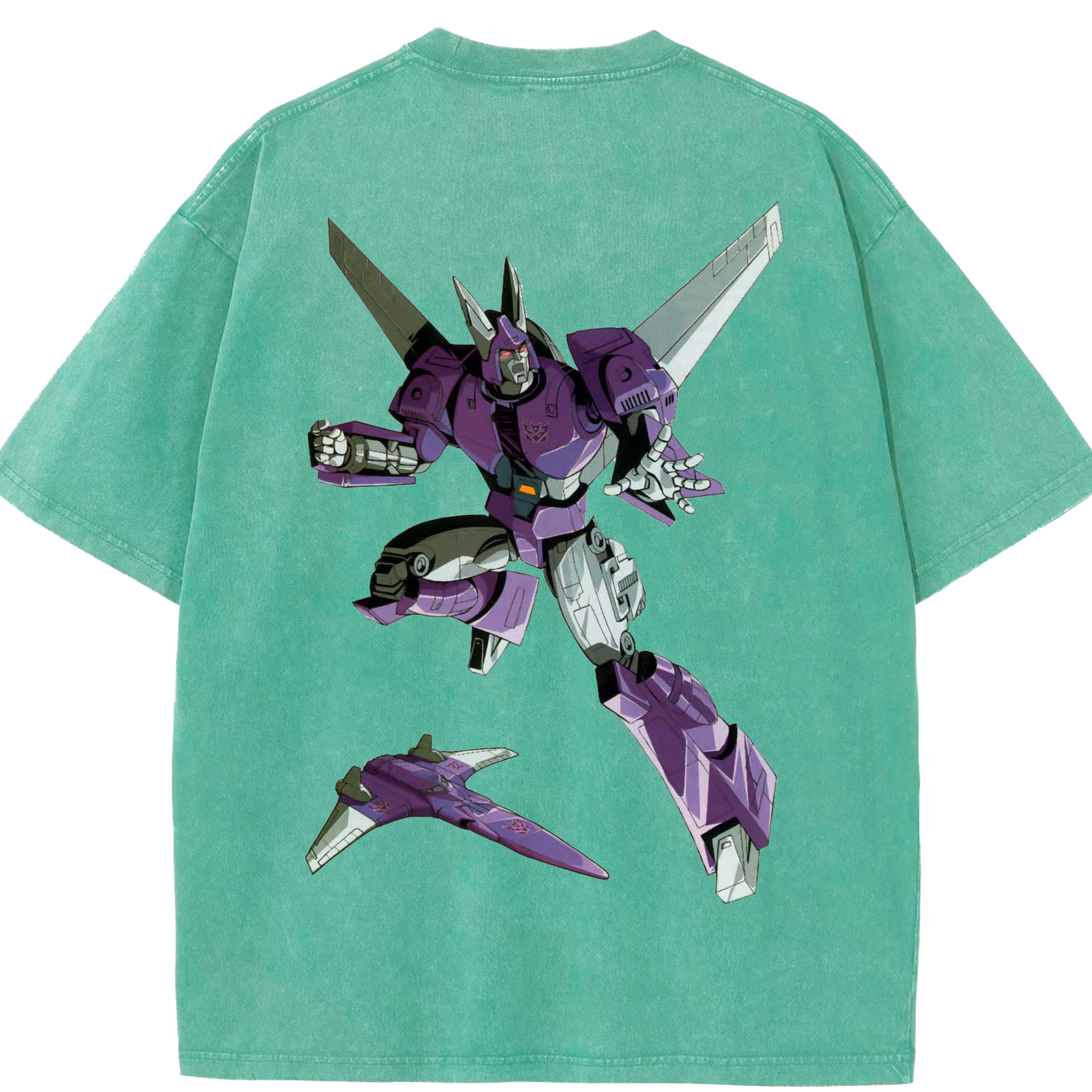 （画像用）  綿100% ヴィンテージ風 半袖Tシャツ（背面プリント）